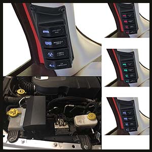 Apollointech Left Side Switch Panel for Jeep JK
