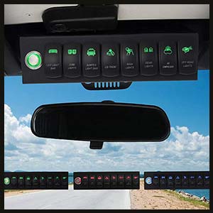 Voswitch Overhead Switch Panel Jeep JK