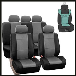 FH Group Jeep Gladiator PU Leather Seat Covers