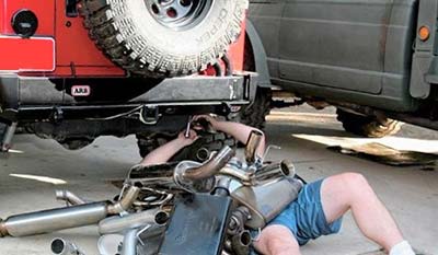 check jeep Exhaust system