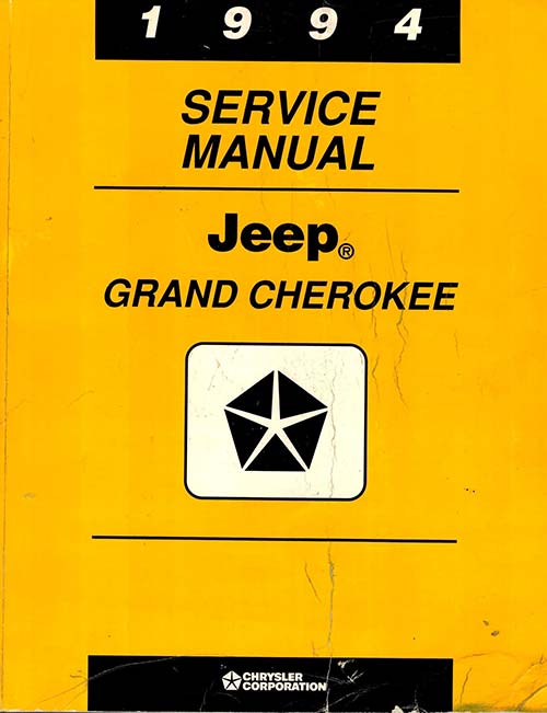 1994 Service Manual Jeep Grand Cherokee