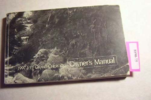 1997 Jeep Grand Cherokee Original Owners Manual