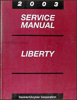 2003 Jeep Liberty Repair Shop Manual Original