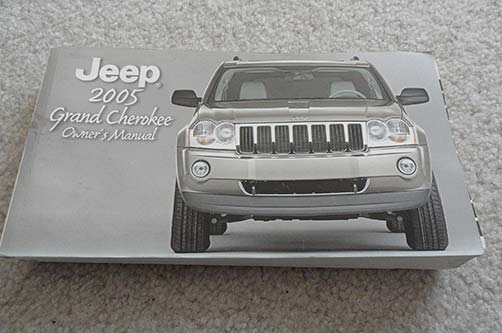 2005 Jeep Grand Cherokee Owners Manual