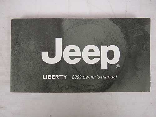 2009 Jeep Liberty Owners Manual Guide Book