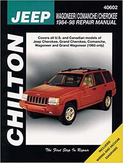 Chilton Cherokee XJ Repair Manuals