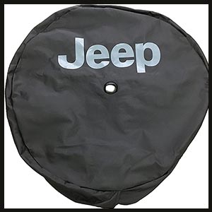 Mopar Jeep JL Spare Tire Cover with Logo