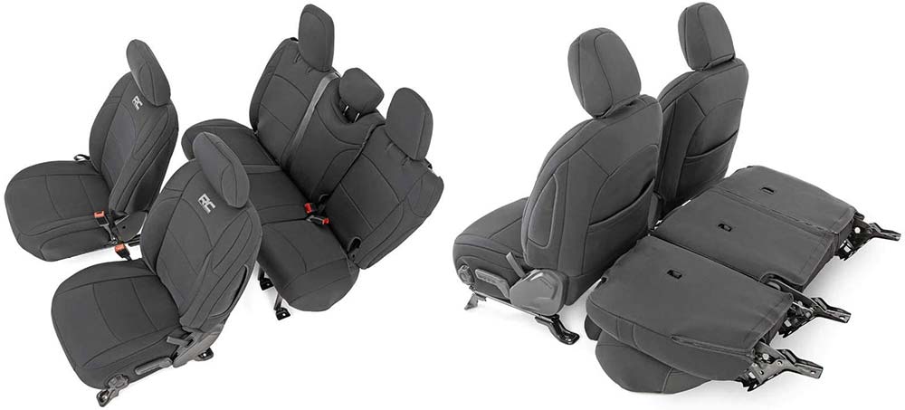 Rough Country Neoprene Seat Covers for Jeep Wrangler JL