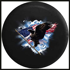 USA Patriotic Spare Tire Cover