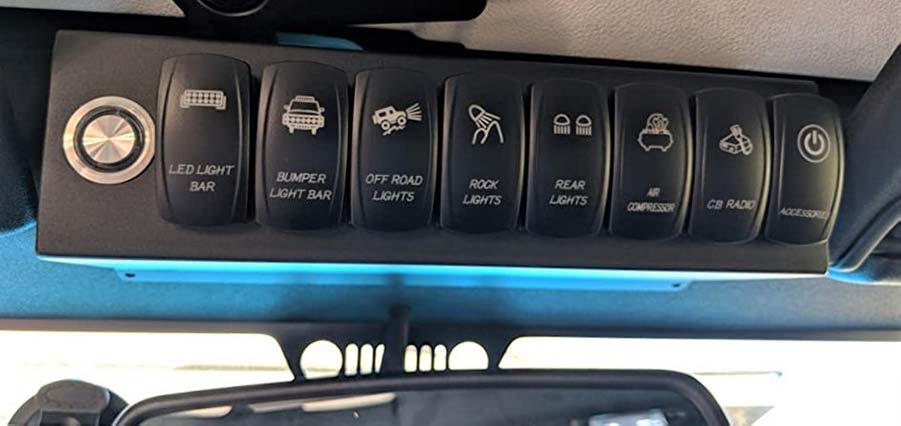 best switch panel for Jeep Wrangler JL