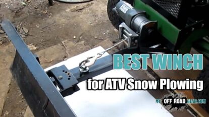 Best winch for ATV snow plowing