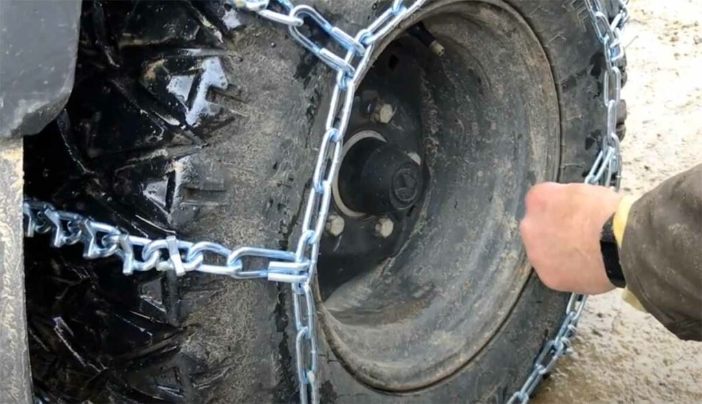 How to Install UTV Tire Chains: Step 5