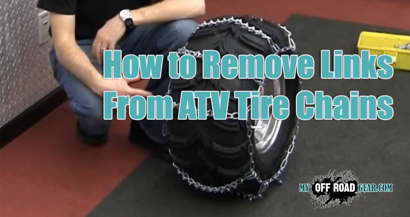 How to Remove Links From ATV Tire Chains