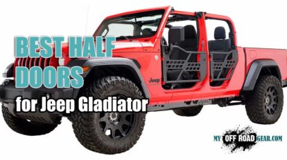 Best tube Half doors for Jeep Gladiator_