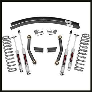 Rough Country Lift Kit for Jeep Cherokee XJ (Add Leaf Series II Suspension)