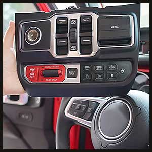 Voswitch Dash Switch Panel for Jeep Wrangler JL and Gladiator