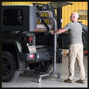 RollnJack Hard Top Removal Lift for Jeeps