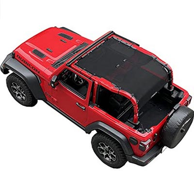 full length and trunk sun shade for jeep Wrangler JL
