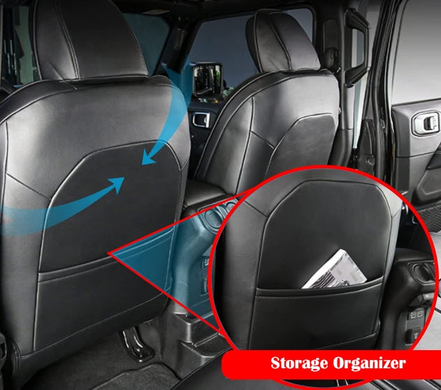 seat covers with storage organizer