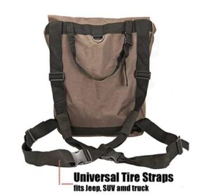 spare tire storage bag straps