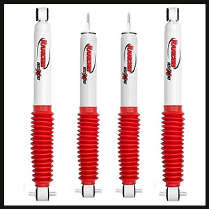 Rancho RS5000X Gas Shocks for 97-06 Jeep Wrangler TJ with 2-3 lift