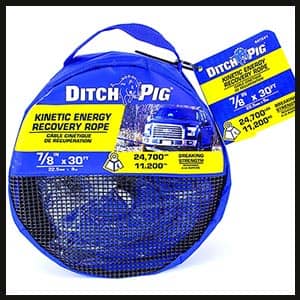 DitchPig Kinetic Energy Vehicle Recovery Rope