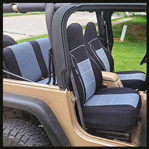 GEARFLAG Neoprene Seat Cover for Jeep TJ