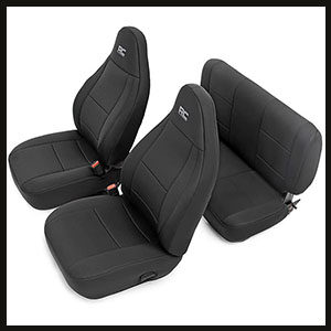Rough Country Neoprene Seat Covers for 2003-2006 Jeep Wrangler TJ