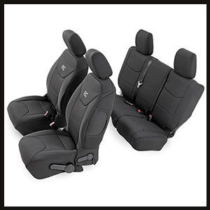 Rough Country Neoprene Seat Covers for Jeep Wrangler JK