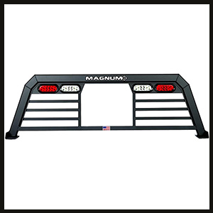 Magnum Low Pro Lighted Headache Rack with Window Cut Out Dodge RAM 1500
