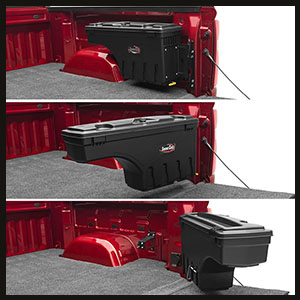 UnderCover SwingCase Truck Bed Storage for Ford F-150
